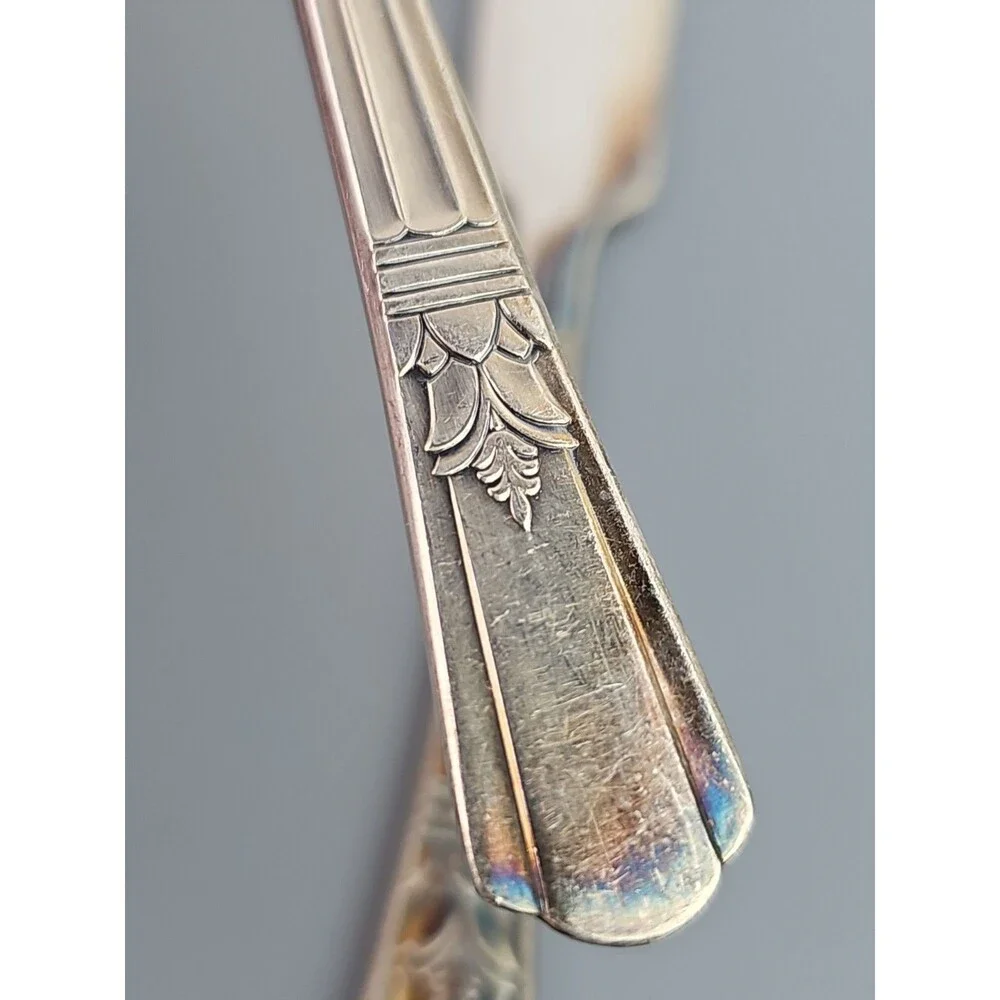 Flat Handle Butter Spreader Court Silverplate 1939 International Silver Set of 2